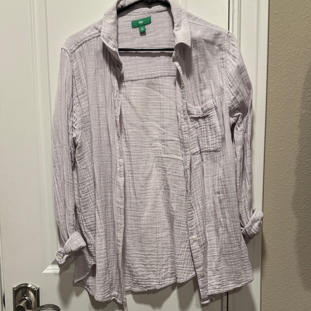 Dip Lavender Textured Shirt